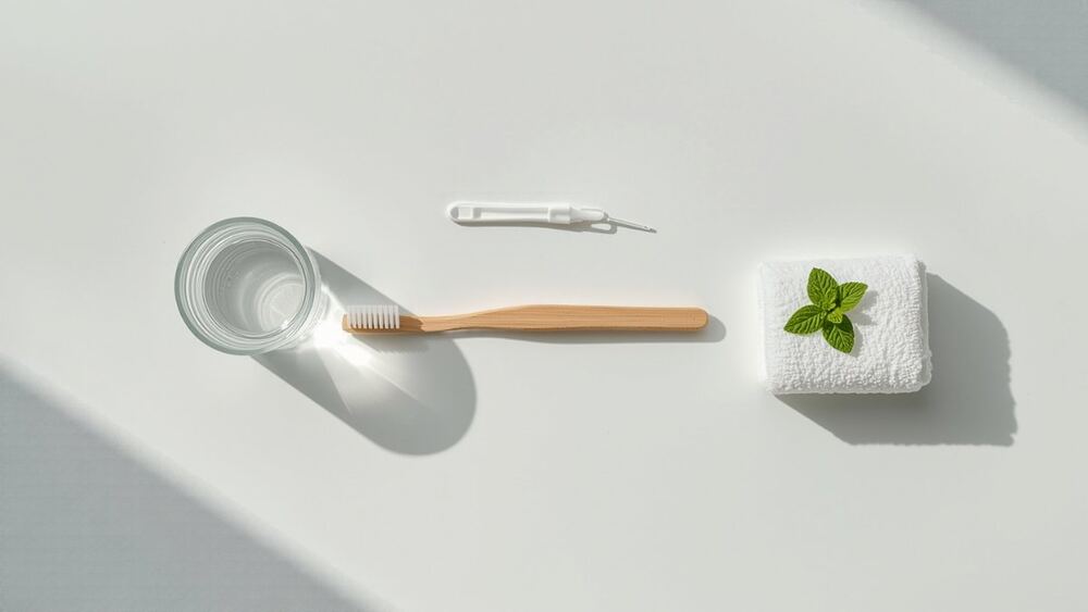 Brush, floss, rinse. Every step is about removing something.
